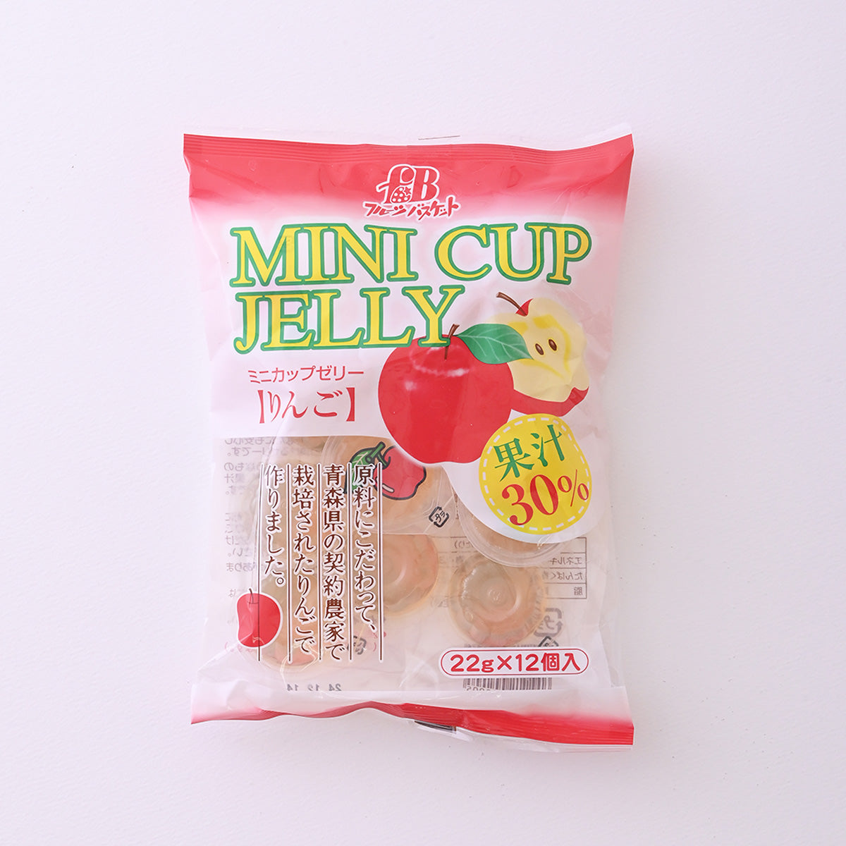 ミニカップゼリー(りんご)22g×12