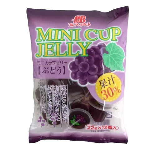 ミニカップゼリー(有機ぶどう果汁使用)22g×12